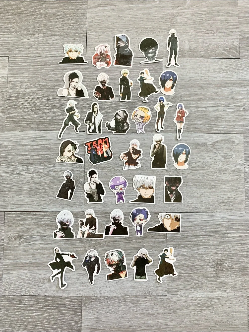 36 Pieces Ken Kaneki Haise Sasaki Uta Kirishima Tokyo Ghoul Anime Stickers